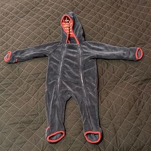 Rugged bears Cozy Navy and Red Kids One Piece